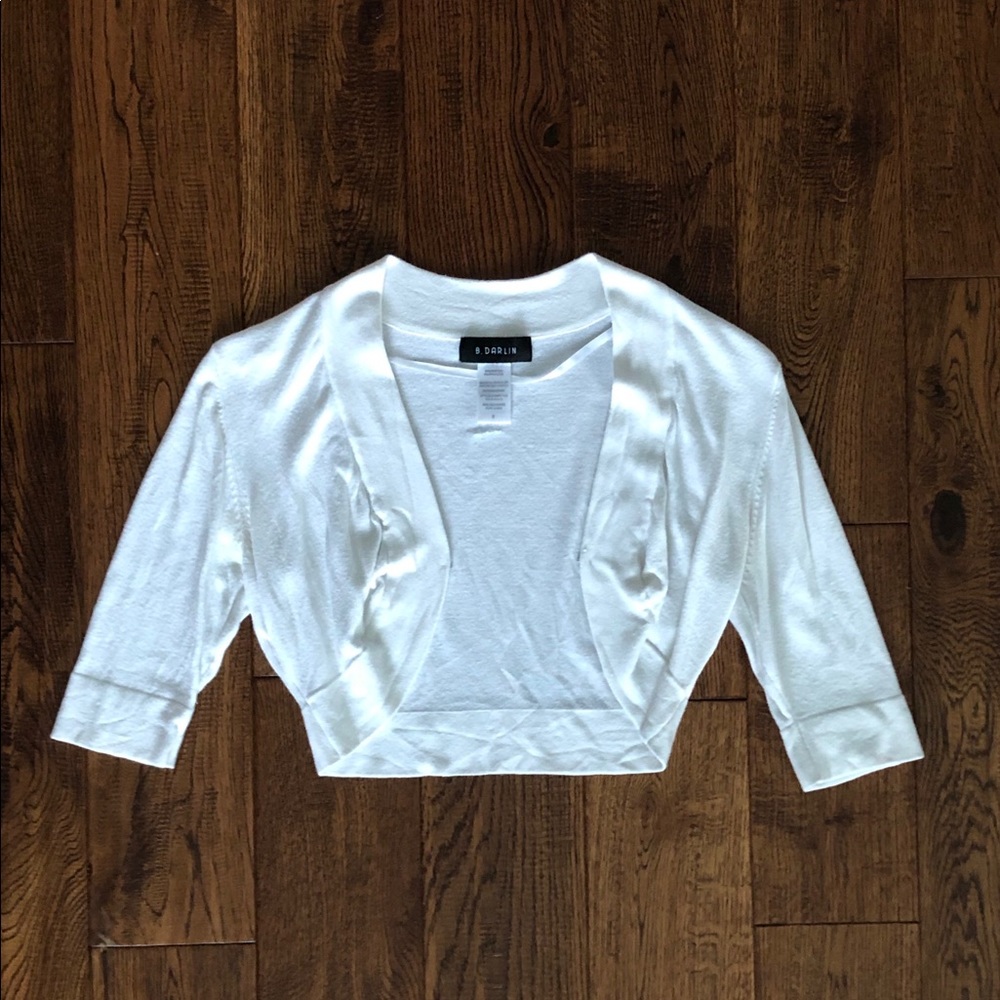 White Cotton Balero